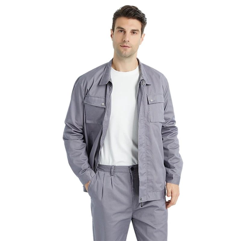 AJ810 Utility Jacket and Trousers Set — original supplier photo with background text removed.