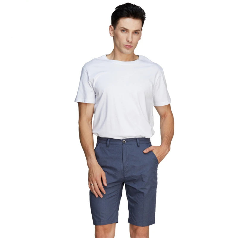 AJ701-2 Tailored-Style Shorts — original supplier photo with background text removed.