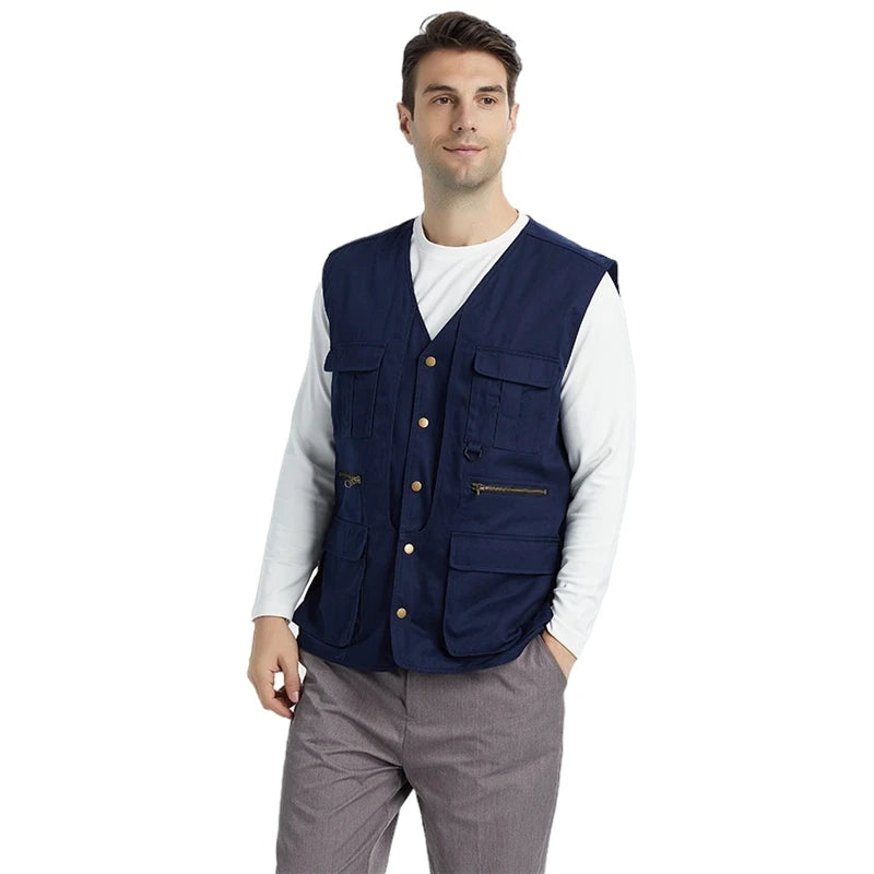 AJ500 Multi-Pocket Vest — original supplier photo with background text removed.