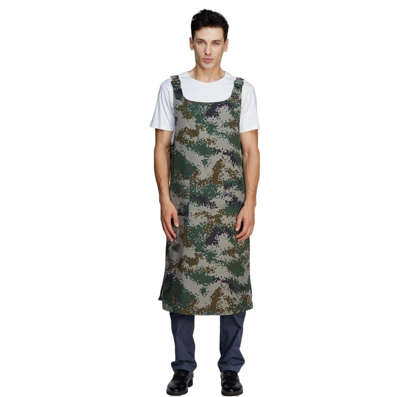 AJ816 Long Bib Apron — original supplier photo with background text removed.